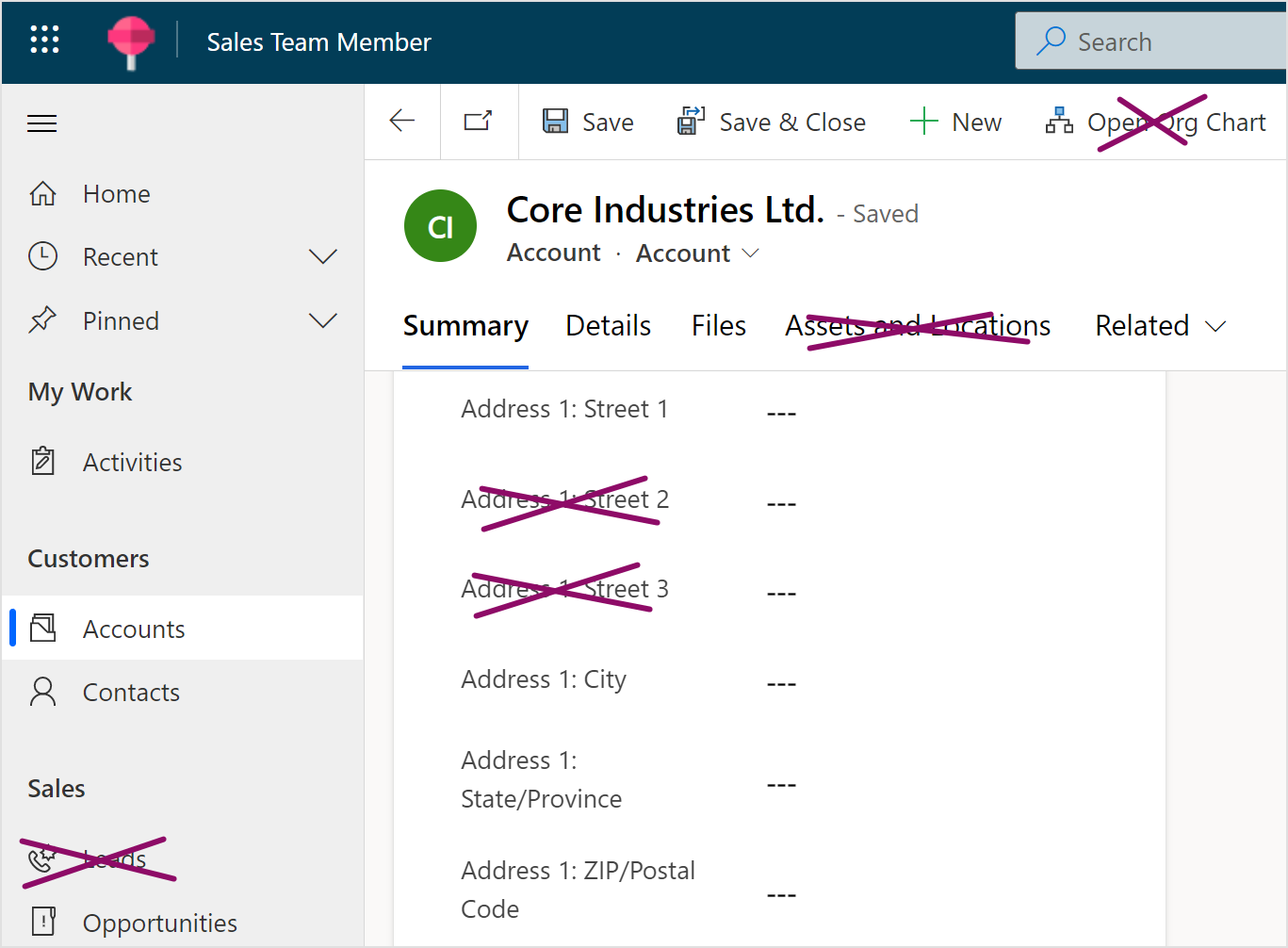 Making Dynamics 365 CRM smaller